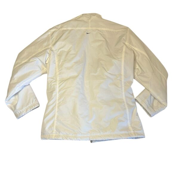 Nike Quilted Shell Jacket Small NWT Rare Vintage Light Cream Clean Girl Fall - Picture 3 of 16
